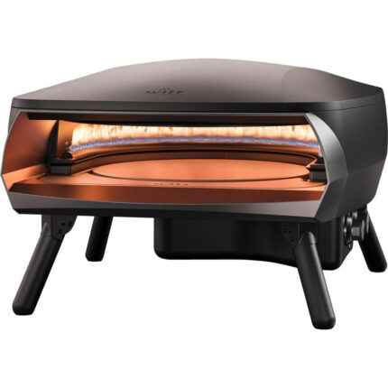 Witt Etna Rotante 16" Pizzaovn Mat Sort - med roterende pizzasten