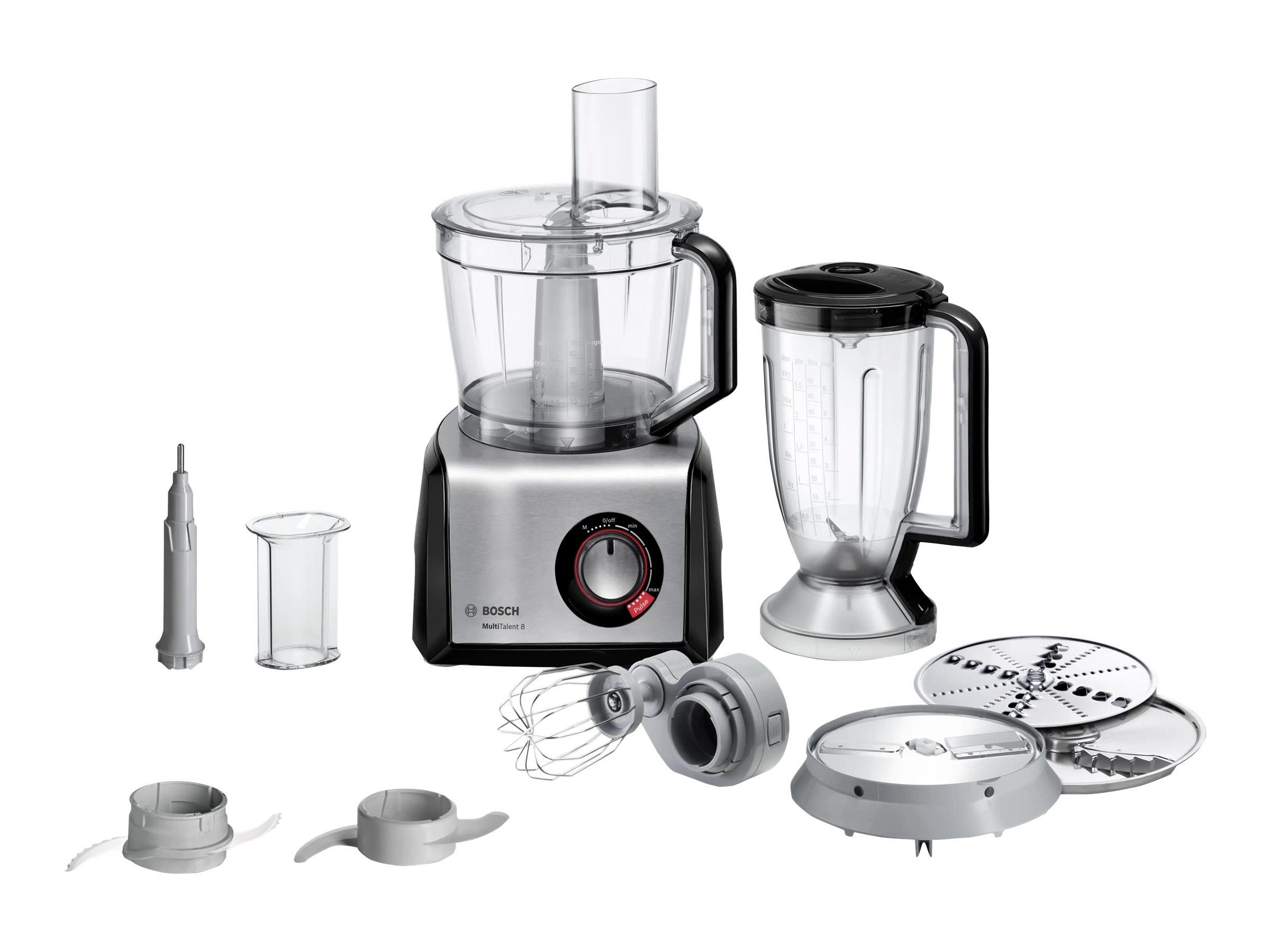 Bosch MultiTalent 8 MC812M814 foodprocessor 1.250 W sort Bosch MultiTalent 8 MC812M814 foodprocessor 1.250 W sort