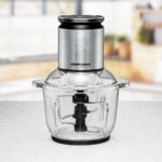 Rommelsbacher MZ 600 minihakker - 2 l glas-skål, 600 W, rustfrit stål/sort
