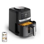 Tefal Easy Fry Silence EY5568E0 varmluftfriture - 5 l, sort/rustfrit stål